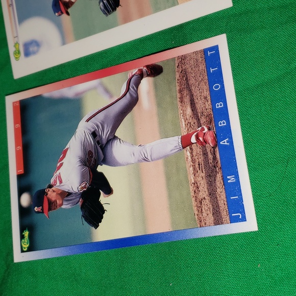 Jim Abbot Baseball Card Bundle 90 91 92 Score Upper Deck Classic - Picture 10 of 13